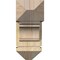 Ekena Millwork Olympic Arts and Crafts Rough Sawn Bracket w/ Offset Brace, Douglas Fir, 8"W x 18"D x 18"H BKT0806X18X18OLY03RDF - alternate 2